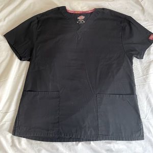 Black Scrubs Top